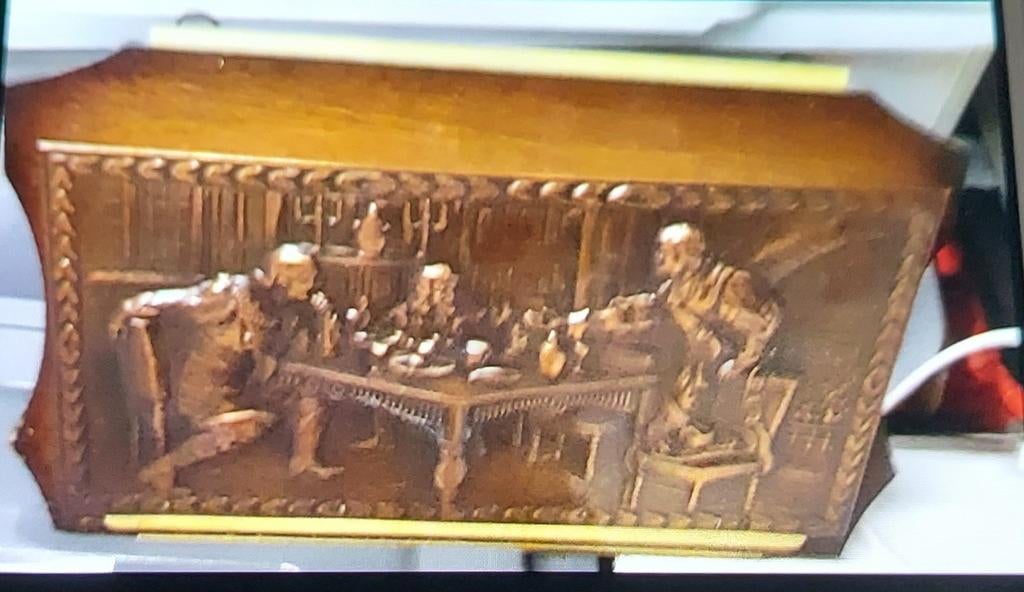 Porte journaux en bois mural vintech, Enlèvement ou Envoi