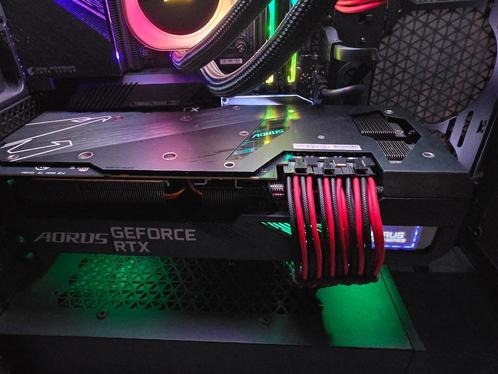 Gigabyte Geforce RTX 3080 AORUS Master 10GB, Informatique & Logiciels, Cartes vidéo, Comme neuf, Nvidia, PCI-Express 4.0, GDDR6