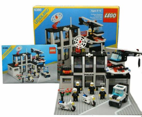 LEGO Classic Town 6386 Police Command Base MET DOOS, Kinderen en Baby's, Speelgoed | Duplo en Lego, Zo goed als nieuw, Lego, Complete set
