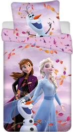 Disney Frozen Dekbedovertrek 140 x 200 cm - Anna, Elsa, Olaf, Meisje, Dekbedovertrek, Nieuw, Ophalen of Verzenden