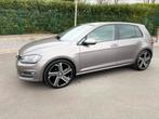 VW GOLF 7 105cv 2014 GPS Airco Xenon Leer, Auto's, Voorwielaandrijving, 1300 kg, Zwart, 4 cilinders