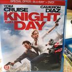 Blu ray+dvd knight and day als nieuw krasvrij 2eu, Comme neuf, Enlèvement ou Envoi, Action