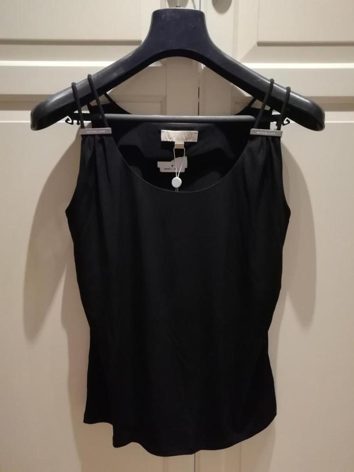 Geklede toffe top NIEUW met etiket, Michael Kors, Kleding | Dames, Topjes, Nieuw, Maat 42/44 (L), Zwart, Zonder mouw, Ophalen of Verzenden