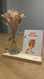 Houten plankjes voor vaasje en kaartje, Ophalen, Nieuw