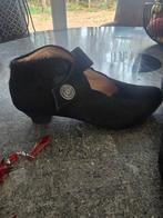 Nieuw! Think! Ponyhaar Mary Jane Laarsjes - Zwart - Maat 41, Enlèvement ou Envoi, Comme neuf, Noir