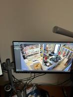 Twee Iiyama monitoren 24 inch + centrale steun voor bureau, Gebruikt, Ophalen