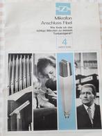 Sennheiser Vintage Brochure, Gelezen, Ophalen of Verzenden, Sennheiser, Instrument