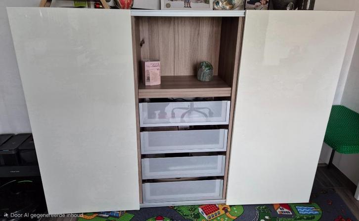 Bureaukast, Huis en Inrichting, Kasten | Roldeurkasten en Archiefkasten, Gebruikt, 100 tot 150 cm, 150 tot 200 cm, 25 tot 50 cm