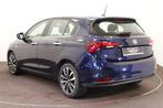 Fiat Tipo HB Lounge NAVI via Carplay AIRCO SENSOREN, Auto's, Zwart, Blauw, 120 pk, Bedrijf