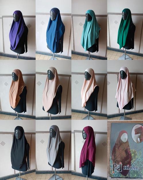 Hijab in 1 stuk verschillende kleuren, Kleding | Dames, Mutsen, Sjaals en Handschoenen, Nieuw, Sjaal, Ophalen of Verzenden