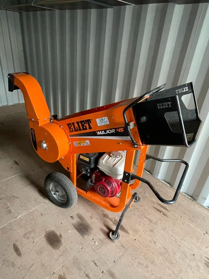 Eliet Major hakselaar huren – tot 6cm – €70/dag, Tuin en Terras, Hakselaars, Zo goed als nieuw, Benzine, Ophalen