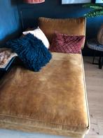 Twee lounge zetels cognackleur, Huis en Inrichting, Zetels | Zetels, Ophalen, Stof, Landelijk.
