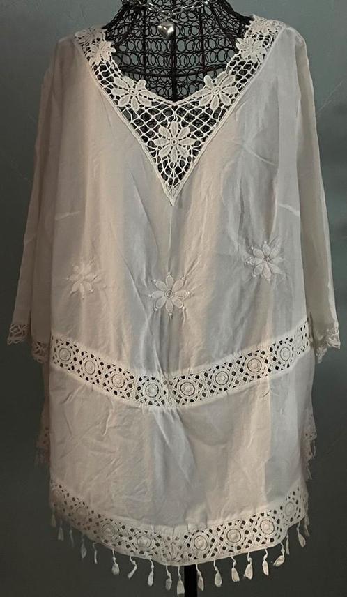 Bodyflirt 46 prachtige Bohème look bloes NIEUW, Kleding | Dames, Grote Maten, Nieuw, Blouse of Tuniek, Wit, Ophalen of Verzenden