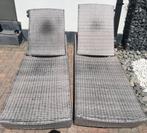 2 ligbedden in wicker, Tuin en Terras, Ligbedden, Ophalen, Gebruikt, Wicker