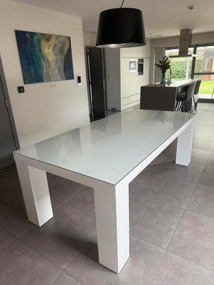 Eettafel (met of zonder glasplaat), Huis en Inrichting, Complete inboedels, Ophalen