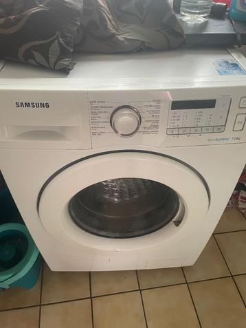 Samsung wasmachine ecobubble 7 kg, 1200 à 1600 tours, 6 à 8 kg, Enlèvement ou Envoi, Élévateur
