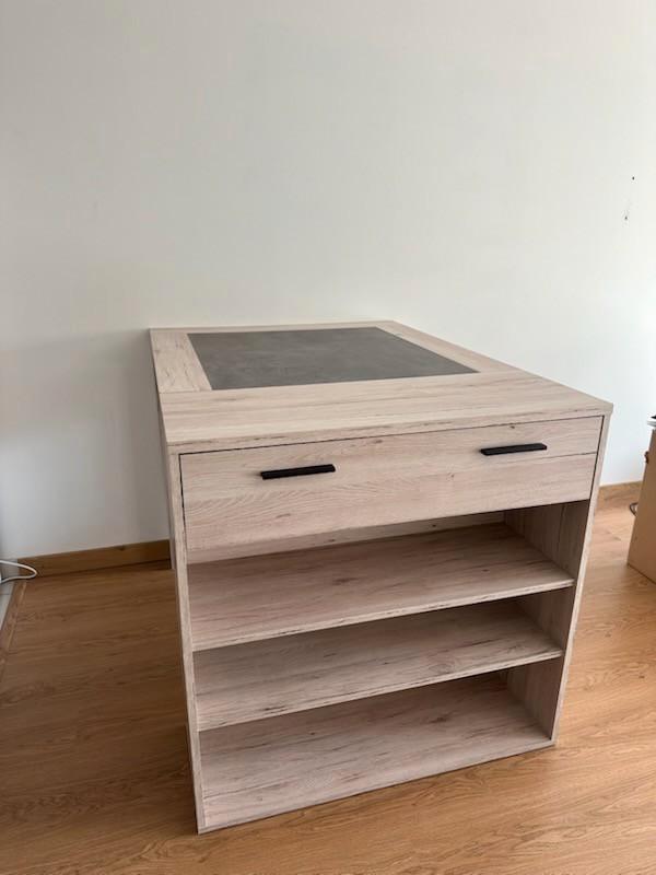 Hoge tafel eilandtafel bar bureau nieuw, Huis en Inrichting, Tafels | Statafels, Zo goed als nieuw, Verzenden