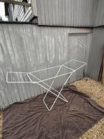 Grand étendoir à vêtements/étendoir pliable - métal blanc, Jardin & Terrasse, Enlèvement, Comme neuf, Séchoir à linge