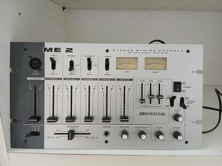 Mengpaneel  JB Systems, Muziek en Instrumenten, Mengpanelen, Gebruikt, 5 tot 10 kanalen, Microfooningang, Ophalen of Verzenden