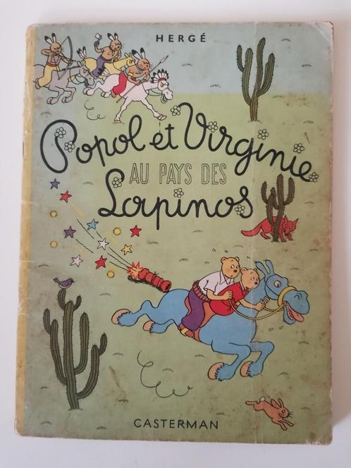 Popol et Virginie - Au pays des Lapinos - DL1952 EO BDM 250€, Boeken, Stripverhalen, Gelezen, Eén stripboek, Ophalen of Verzenden