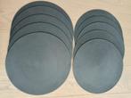 10 ronde placemats, Huis en Inrichting, Keuken | Textiel, Ophalen of Verzenden, Zo goed als nieuw, Zwart, Placemat