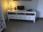 Tv meubel Hemnes wit, Minder dan 100 cm, 25 tot 50 cm, 100 tot 150 cm, Zo goed als nieuw