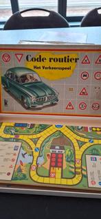 Ganzenbord " het verkeersspel", Antiek en Kunst, Ophalen of Verzenden