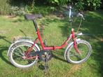 20 inch vouwfiets met gewone en terugtraprem, Fietsen en Brommers, 20 inch of meer, Gebruikt, Deels opvouwbaar, Ophalen