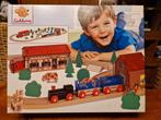 Eichhorn houten trein set met boerderij, Kinderen en Baby's, Speelgoed | Houten speelgoed, Nieuw, Ophalen of Verzenden