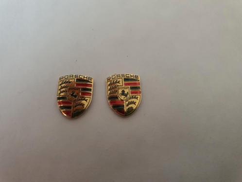 Porsche sleutel logos > +- 12 mm x 9 mm, Auto-onderdelen, Klein materiaal, Porsche, Nieuw, Ophalen of Verzenden