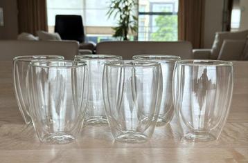 6 Bodum Pavina dubbelwandige glazen / 35 cl / Warm en koud beschikbaar voor biedingen