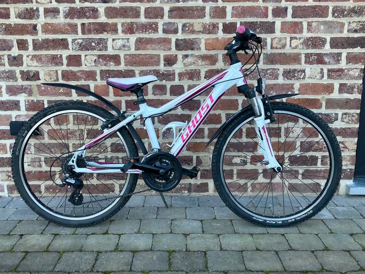 VTT pour filles - Ghost powerkid 24, 3x8 vitesses, Vélos & Vélomoteurs, Vélos | Filles, Comme neuf, Vitesses, Enlèvement ou Envoi