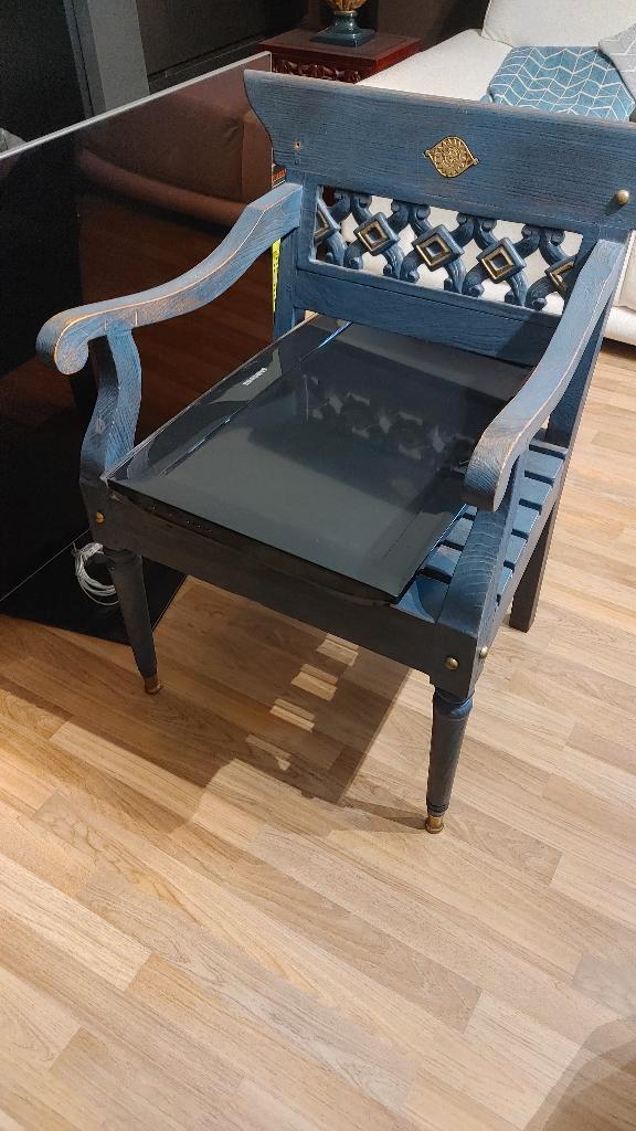 ensemble banc et chaise teak, Jardin & Terrasse, Bancs de jardin, Utilisé, Enlèvement