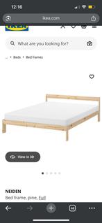 Ikea bed met matras 140x200, Huis en Inrichting, Slaapkamer | Complete slaapkamers, Ophalen, Zo goed als nieuw