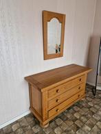 Commode met spiegel in eik., Huis en Inrichting, Ophalen of Verzenden, Zo goed als nieuw