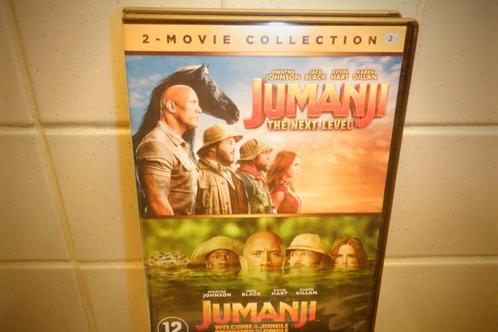 DVD Jumanji +Jumaji The next Level.(2 DVD'S), Cd's en Dvd's, Dvd's | Actie, Zo goed als nieuw, Actiekomedie, Vanaf 12 jaar, Verzenden