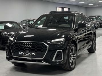 Audi Q5 2.0 TDi 204 Cv Q S-Line Compétiton Pano Full, Auto's, Automaat, Q5, Zwart, Leder