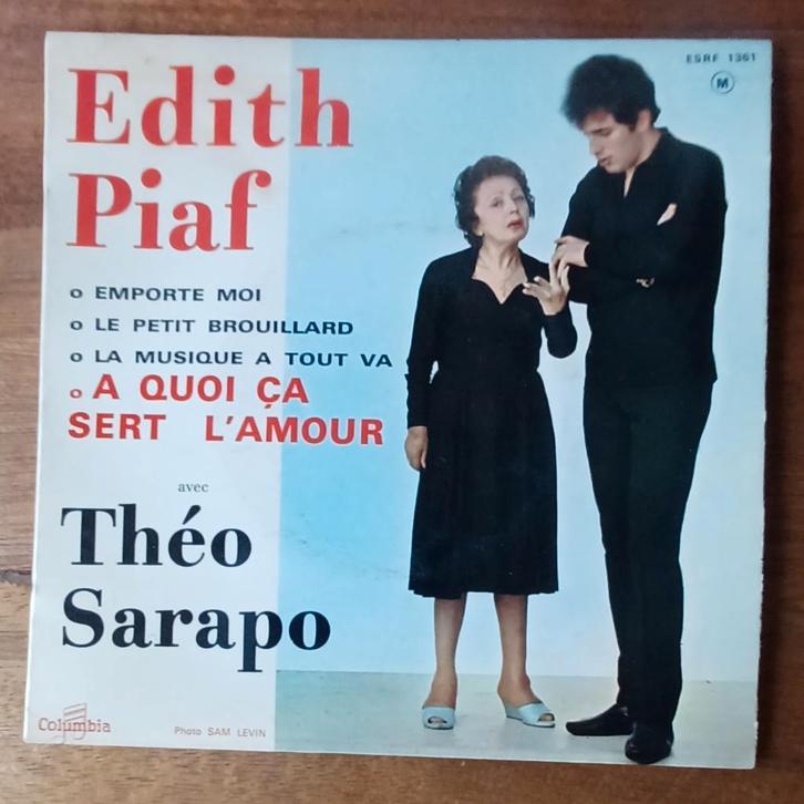 Vinylsingle EDITH PIAF & Théo Sarapo/ A quoi ça sert l'amour, CD & DVD, Vinyles Singles, EP, Enlèvement ou Envoi