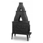 GEZOCHT DOVRE OPZETSTUKKEN HOUTKACHEL, Huis en Inrichting, Ophalen, Gebruikt, Hout, Houtkachel