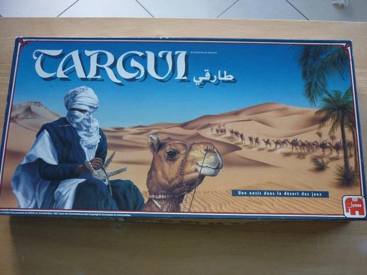 Bordspel - Targi - Jumbo, Hobby en Vrije tijd, Gezelschapsspellen | Bordspellen, Zo goed als nieuw, Een of twee spelers, Drie of vier spelers