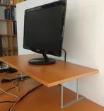 Opzetstuk voor scherm op bureau, in hout of metaalkleur, Huis en Inrichting, Bureaus, Nieuw, Ophalen, Bureau