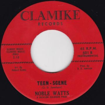 Noble Watts - Scène pour adolescents « Popcorn », Single, Utilisé, 7 pouces, R&B et Soul