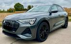 Audi e-tron 55 quattro S-line, Auto's, Audi, Automaat, Zwart, Leder, Elektrisch