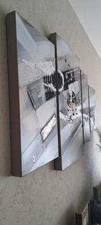 4 luiks canvas schilderij, Huis en Inrichting, Ophalen of Verzenden, Zo goed als nieuw, Schilderij