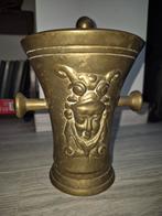 Bronze Vijzel 

Zware 18cm( H) ×14cm(B), Ophalen of Verzenden, Brons