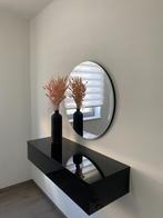 Kaptafel met spiegel zwart, Huis en Inrichting, Ophalen, Zo goed als nieuw