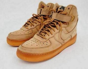 Nike Air Force 1 High GS beige-bruin sneakers maat 36.5 beschikbaar voor biedingen