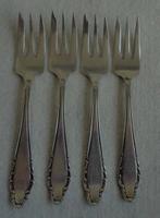 Sola GZ 980 4x Taartvork Gebaksvork 12cm Set, Verzenden, Zo goed als nieuw, Inox of Chroom, Bestekset