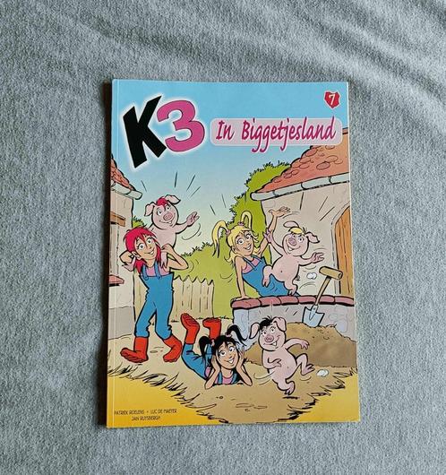 Boek - Strip - K3 - K3 in biggetjesland - Studio 100 - €4, Boeken, Stripverhalen, Gelezen, Eén stripboek, Ophalen