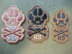 VS - Cynophile, K9, hond 3 K9 Amerikaanse insignes, Landmacht, Embleem of Badge